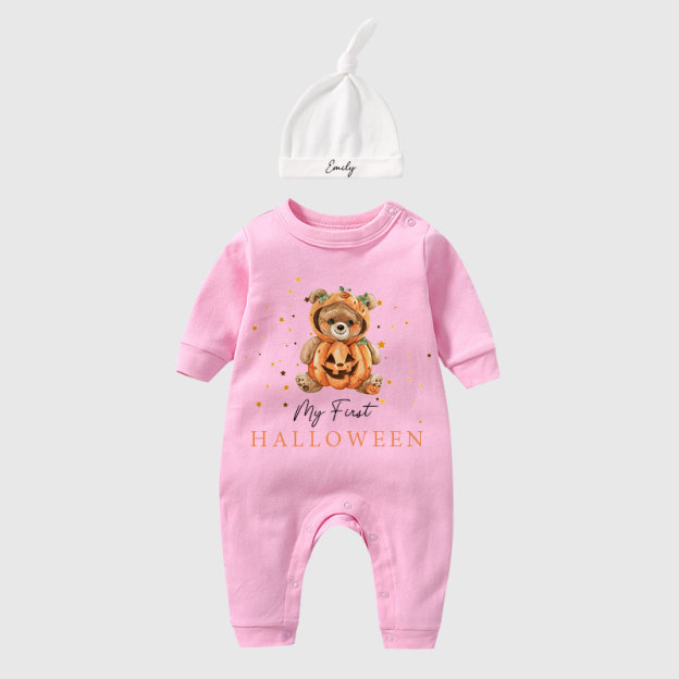 Personalized Baby First Halloween Outfit| BBCloth1206