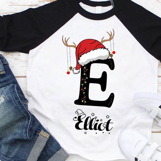 Personalized Kids Christmas Shirt| Cloth12419