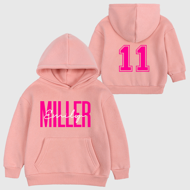 Personalized Kids Name Soccer Cozy Hoodie| Cloth11603