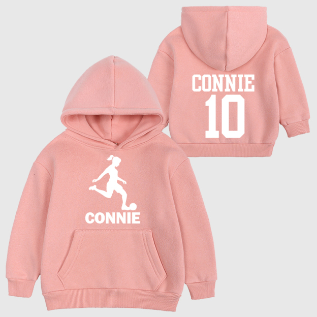 Personalized Kids Football Cozy Hoodie| Cloth11604