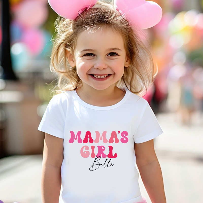 Personalized Mama's Girl T-Shirt| Cloth1439