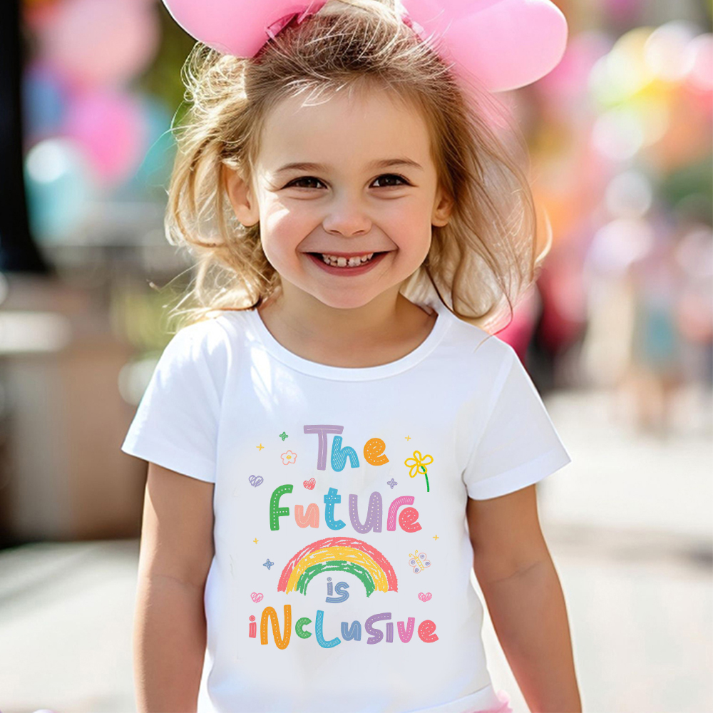 Personalized Kid Future is Inclusive T-Shirt| Cloth1477
