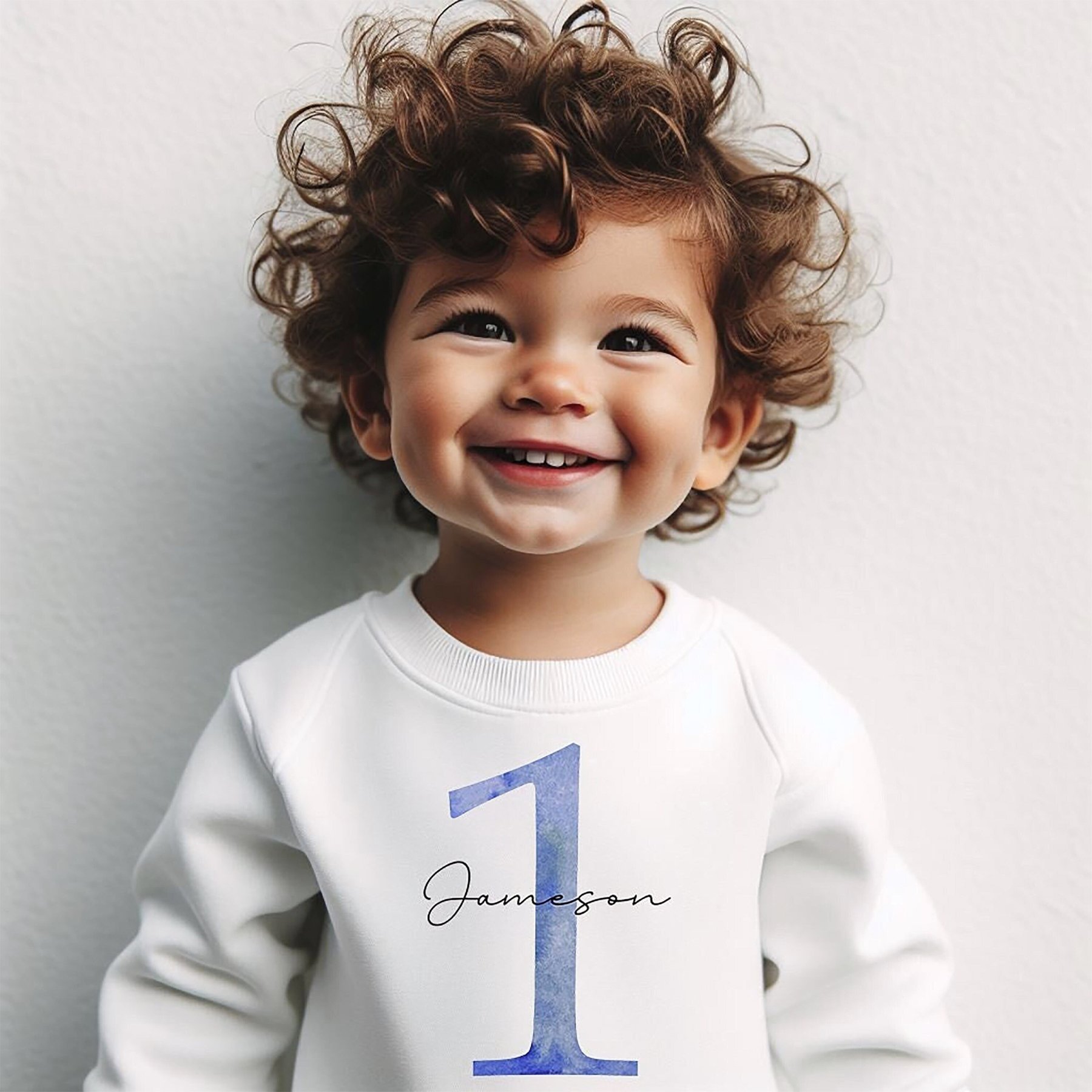 ]Personalized Baby 1st Birthday Sweatshirt Romper| BBcloth82
