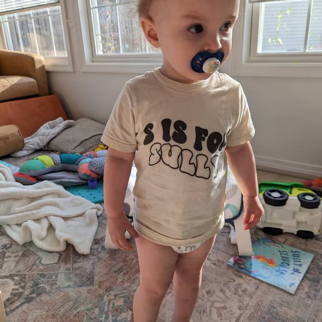 Personalized Kids N is for Name Retro T-Shirt| Cloth168