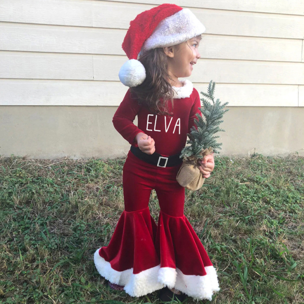 Personalized Kids Christmas Set| Cloth61