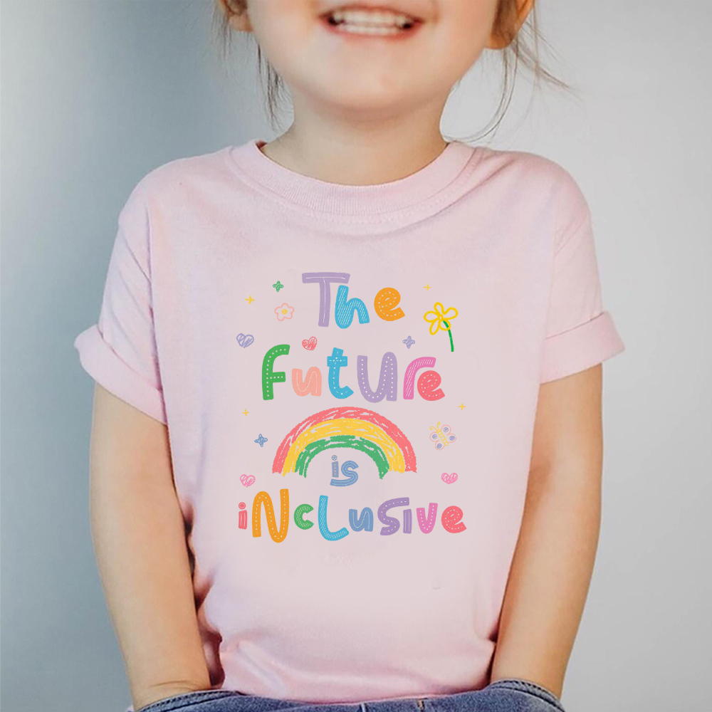 Personalized Kid Future is Inclusive T-Shirt| Cloth1477