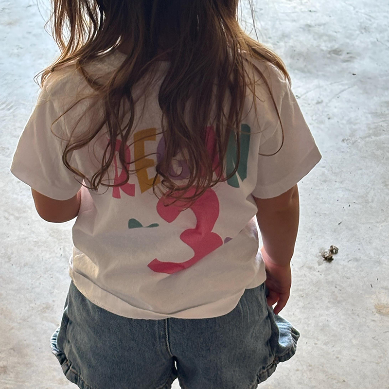 Personalized Girl Colorful Birthday T-Shirt| Cloth1473