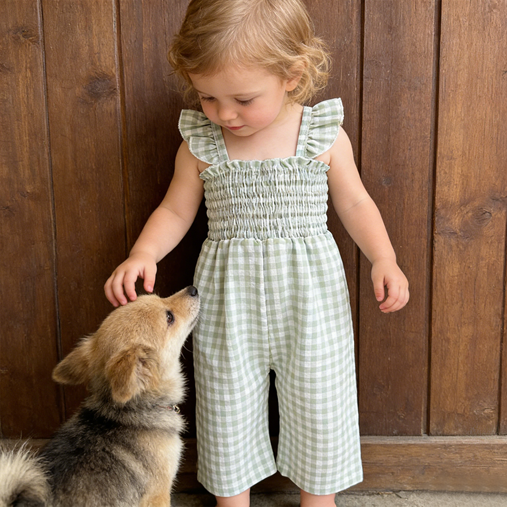 Personalized Girl Summer Jumpsuit| Pants40