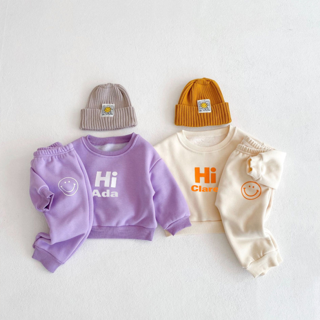 Personalized Kids Smile Face Set| Cloth53