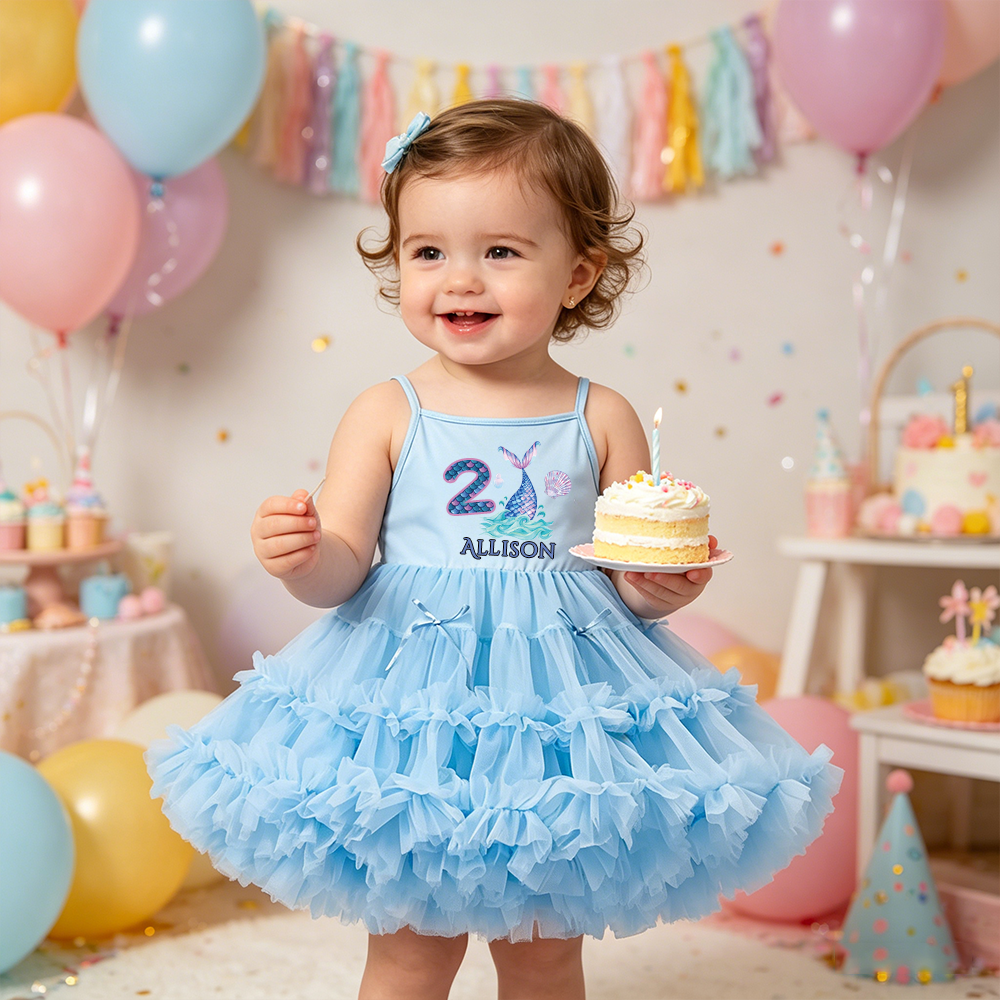 Personalized GirlMermaid/Unicorn Birthday TUTU Dress| Dress92
