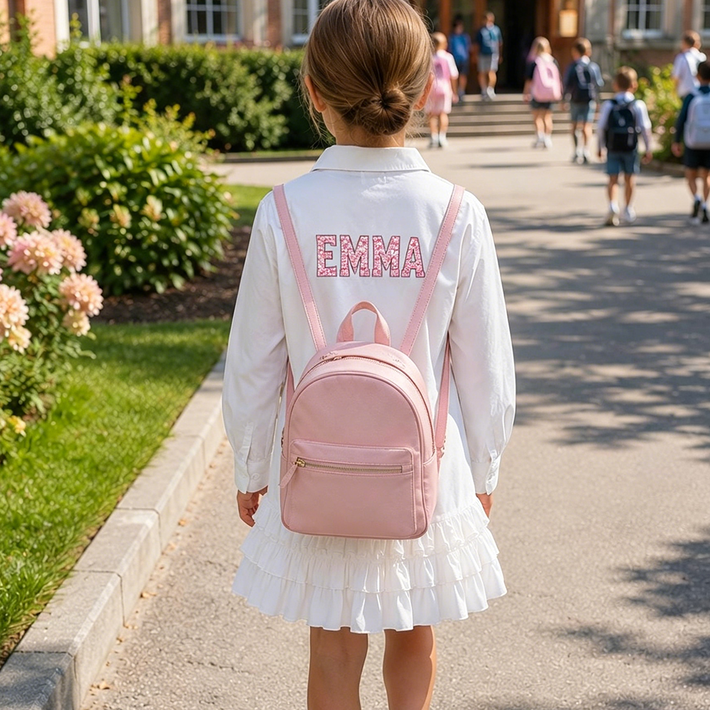 Personalized Girl Monogram White Shirt  Dress| Dress112