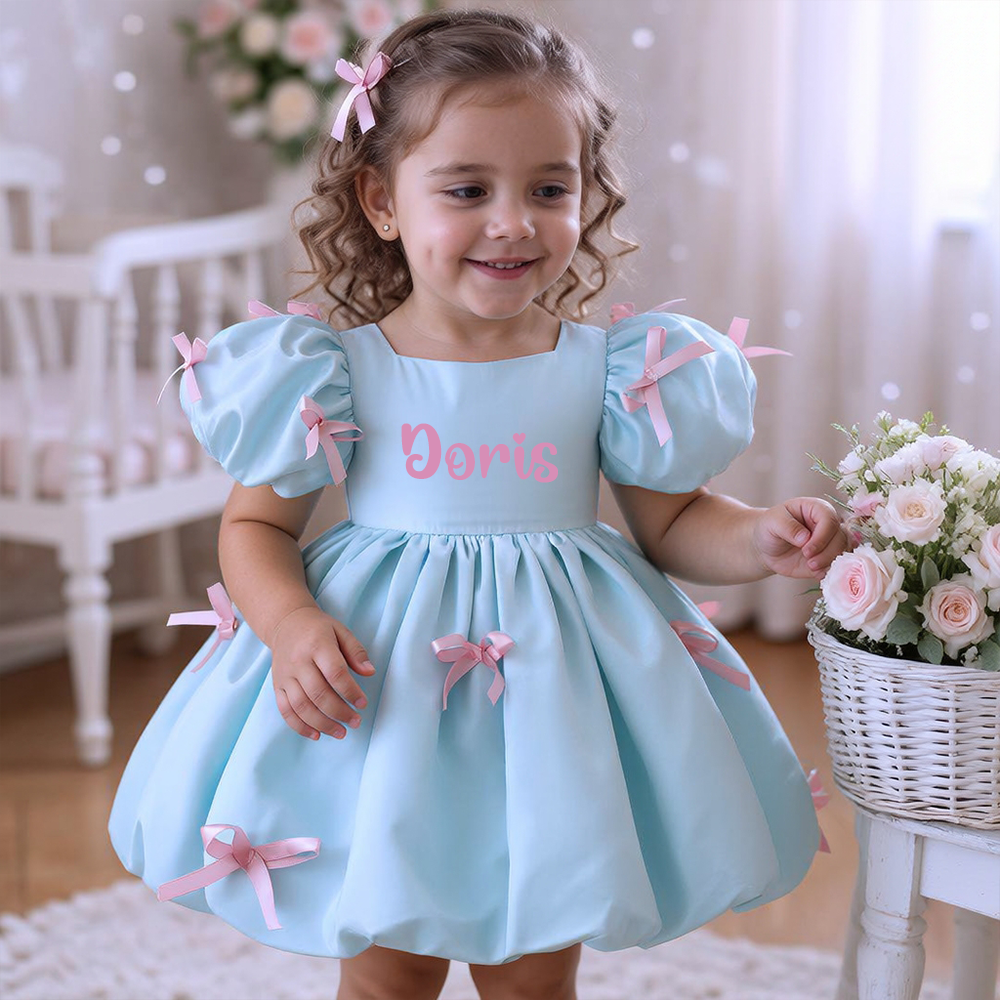 Personalized Baby Girl Birthday Cake Dress| Dress111