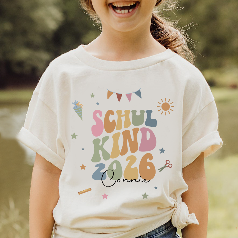 Personalized Girls Back To School T-Shirt| Cloth1489