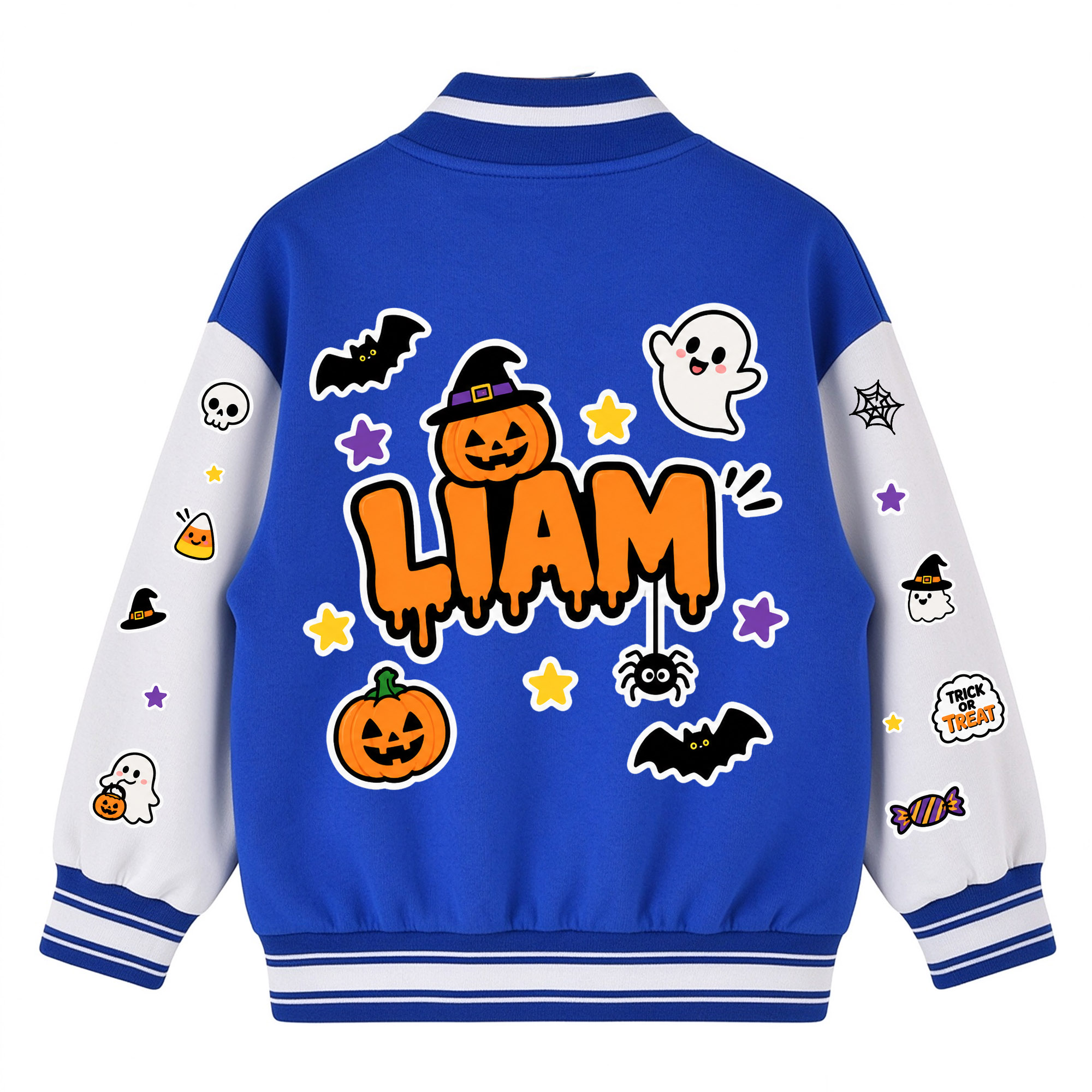 Personalized Halloween Varsity Jacket for Kids | YESHalloween21