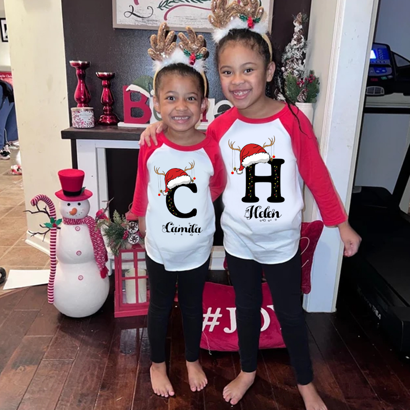 Personalized Kids Christmas Shirt| Cloth12419