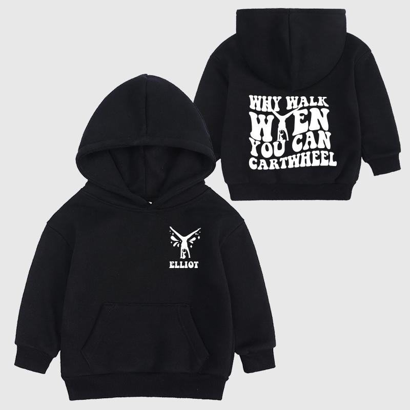 Personalized Kids Gymnastics Cozy Hoodie| Cloth11605