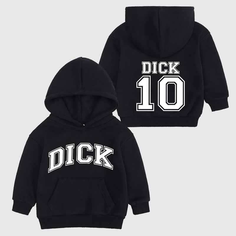 Personalized Kids Number Pocket Hoodie| Cloth83