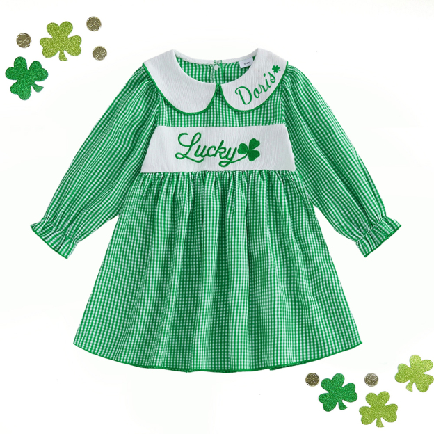 Personalized Girl St Patricks Day Dress| Dress54