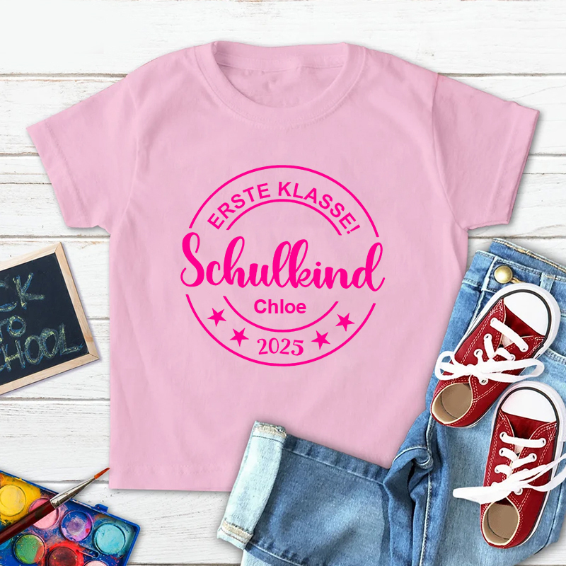 Personalized Kids Back To School Name T-Shirt| Cloth1478