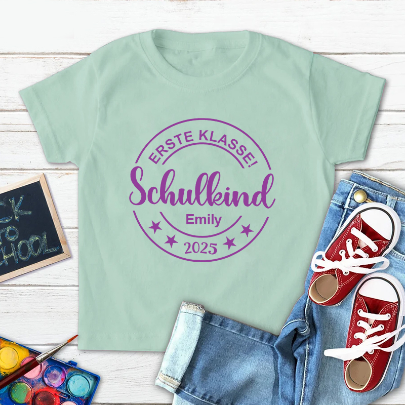 Personalized Kids Back To School Name T-Shirt| Cloth1478