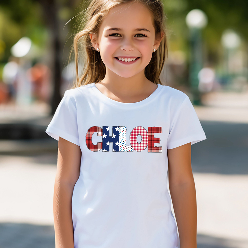 Personalized Kid 4th Of July Independence T-Shirt| Cloth1463