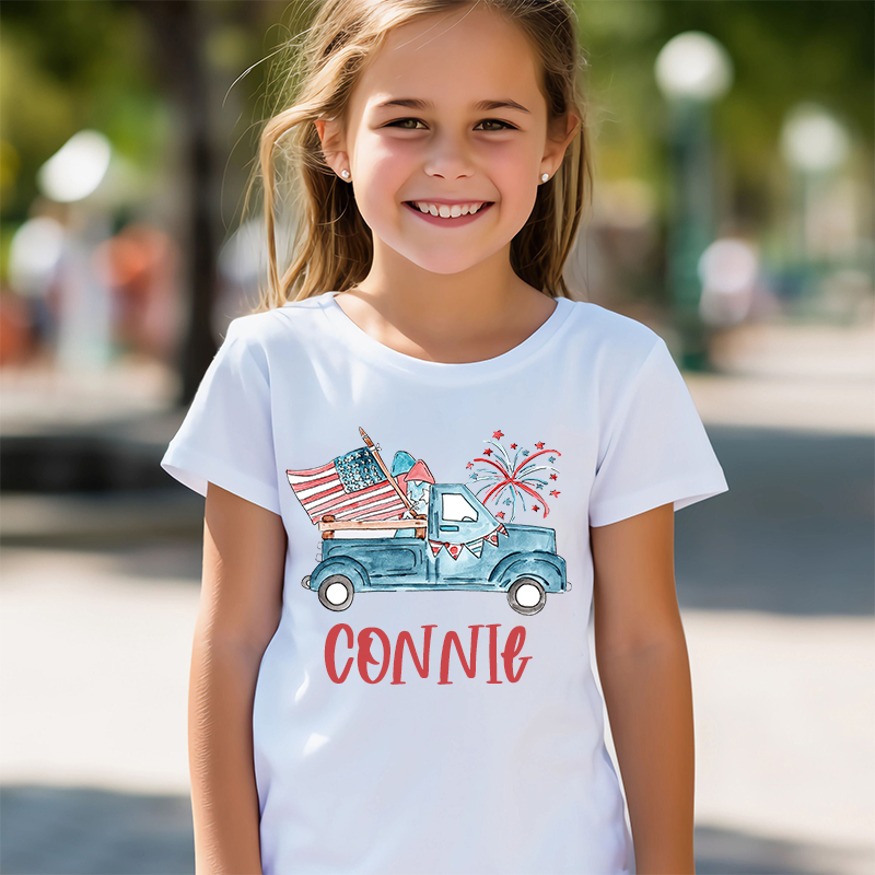 Personalized Kid 4th Of July Independence T-Shirt| Cloth1465