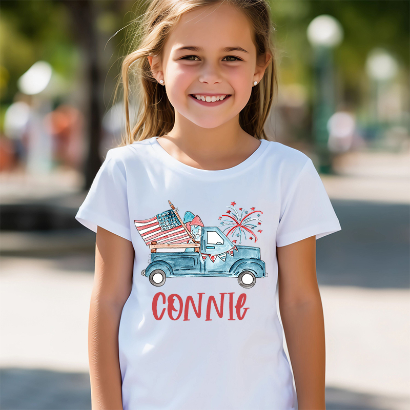 Personalized Kid 4th Of July Independence T-Shirt| Cloth1465