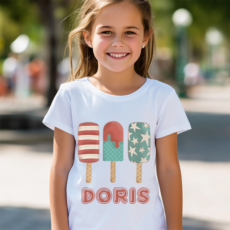 Personalized Kid 4th Of July Independence T-Shirt| Cloth1459