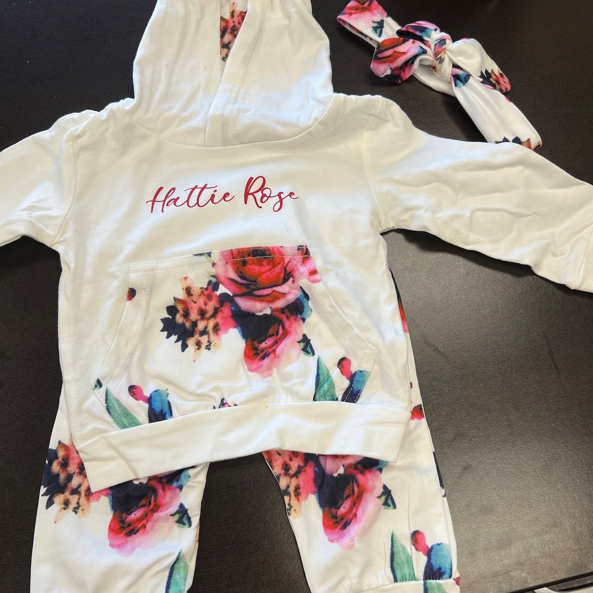Personalized Baby Girl Flower Outfit| BBcloth85