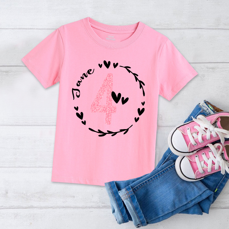 Personalized Girl Birthday Party T-Shirt| Cloth1449