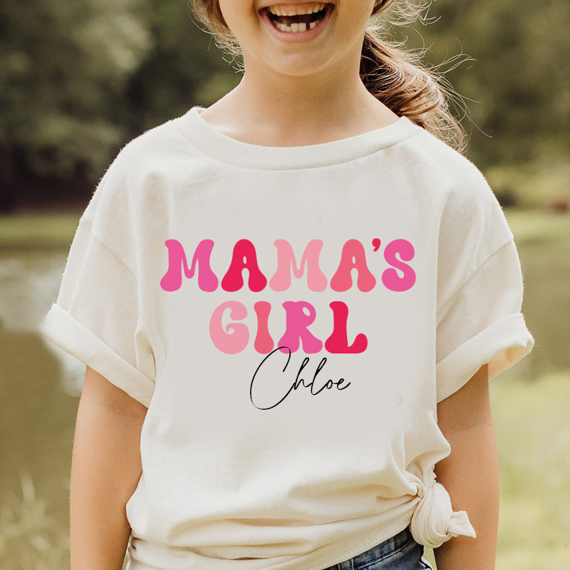 Personalized Mama's Girl T-Shirt| Cloth1439