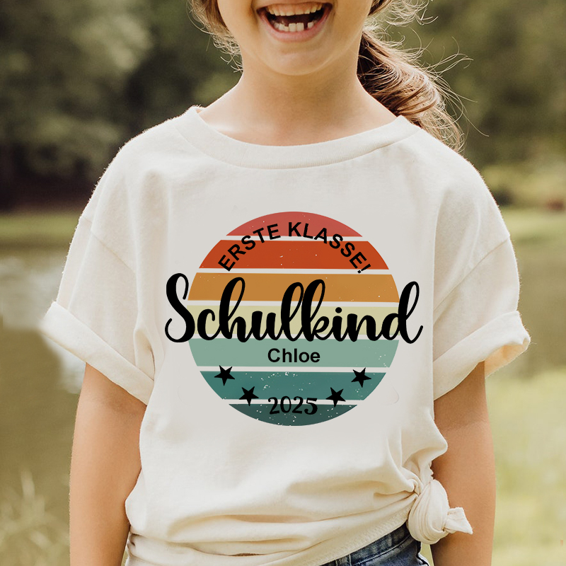 Personalized Kids Back To School T-Shirt| Cloth1484