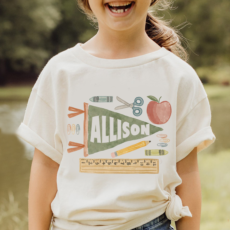 Personalized Kids Back To School T-Shirt| Cloth1485