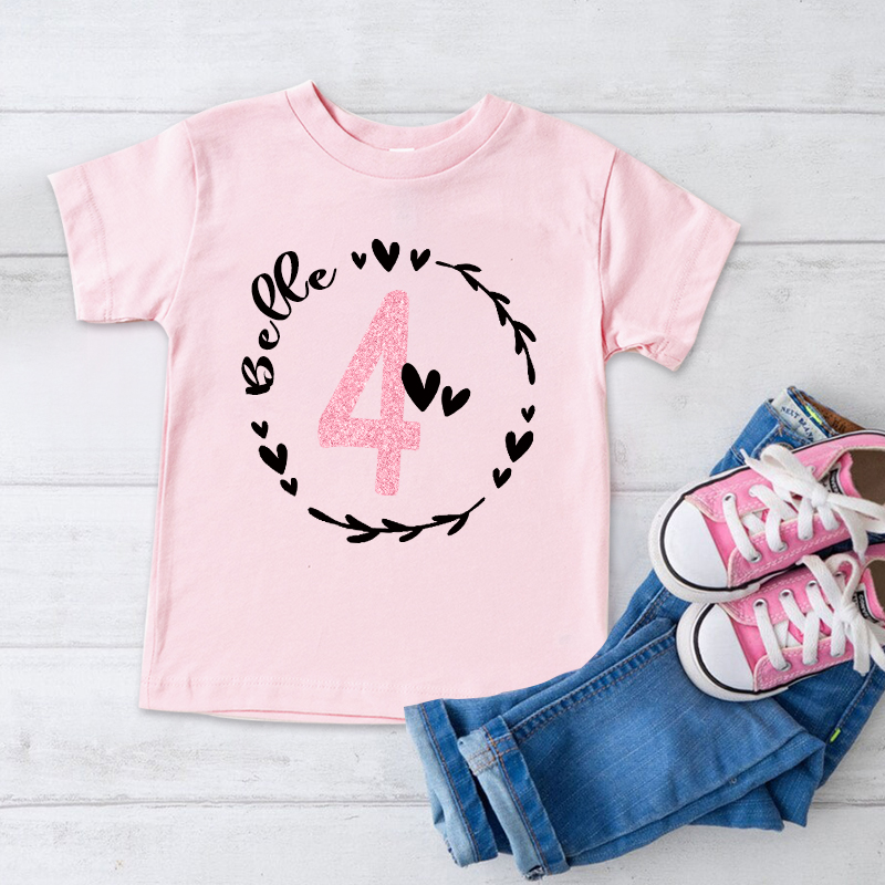 Personalized Girl Birthday Party T-Shirt| Cloth1449