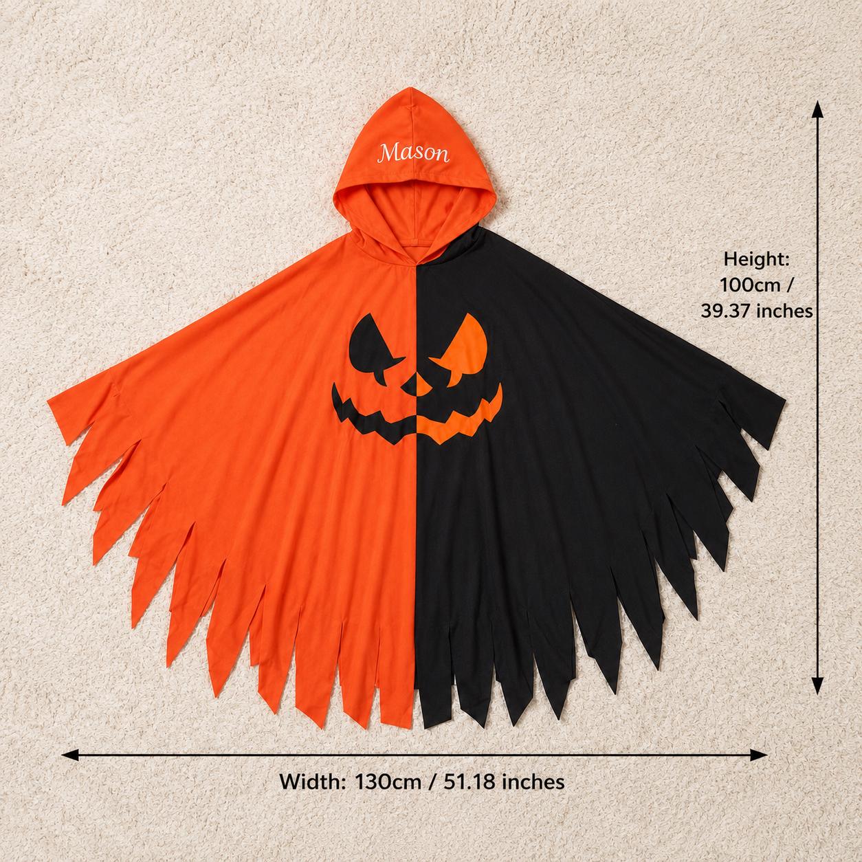 Personalized Children's Embroidered Halloween Hooded Cape| YESHalloween12