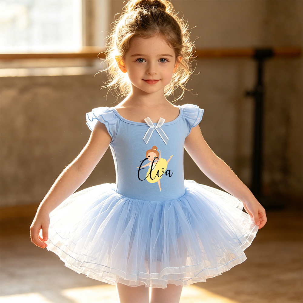 Personalized Girl Ballet Dance Tutu Dress| Dress87