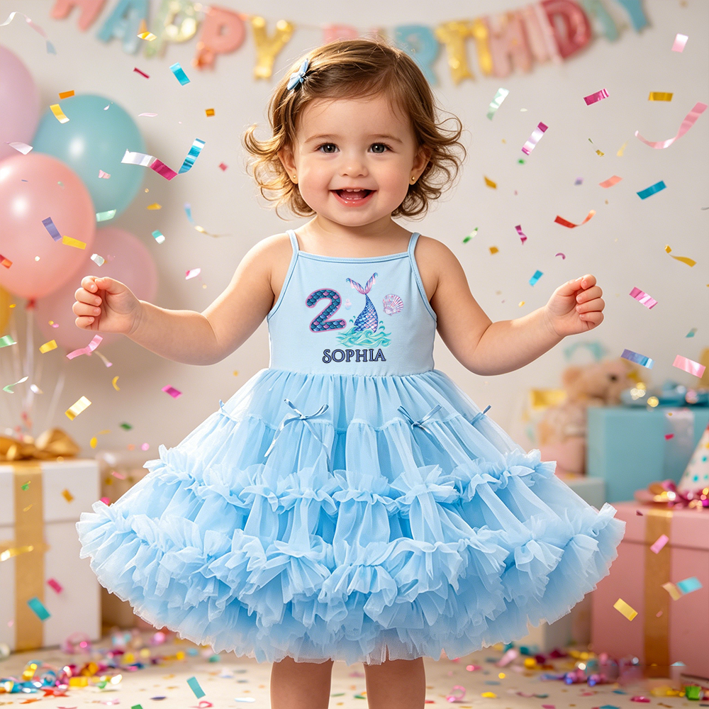 Personalized GirlMermaid/Unicorn Birthday TUTU Dress| Dress92