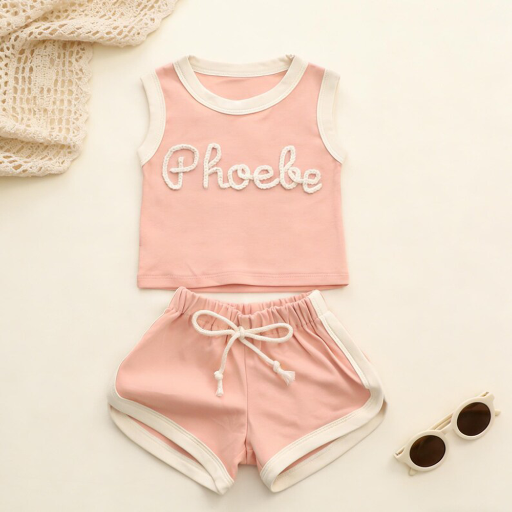 Personalized Baby Tank Top and Shorts Set | CWBaby493