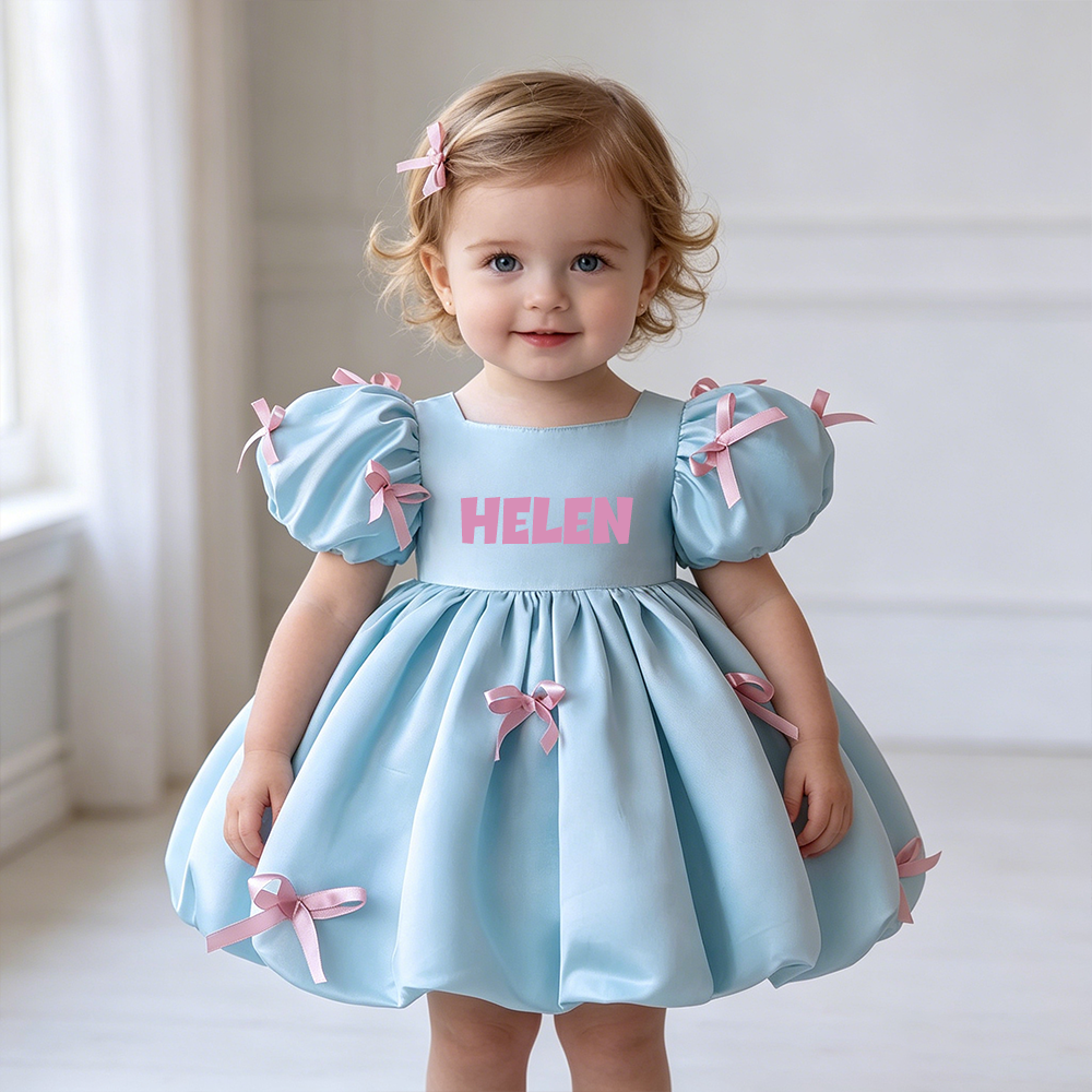 Personalized Baby Girl Birthday Cake Dress| Dress111