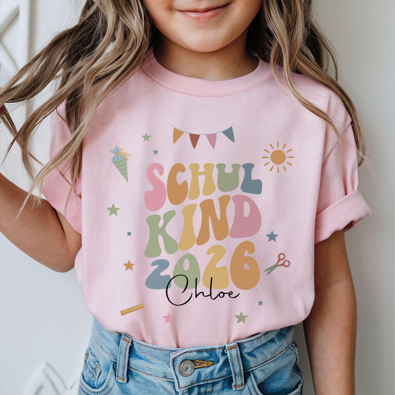 Personalized Girls Back To School T-Shirt| Cloth1489