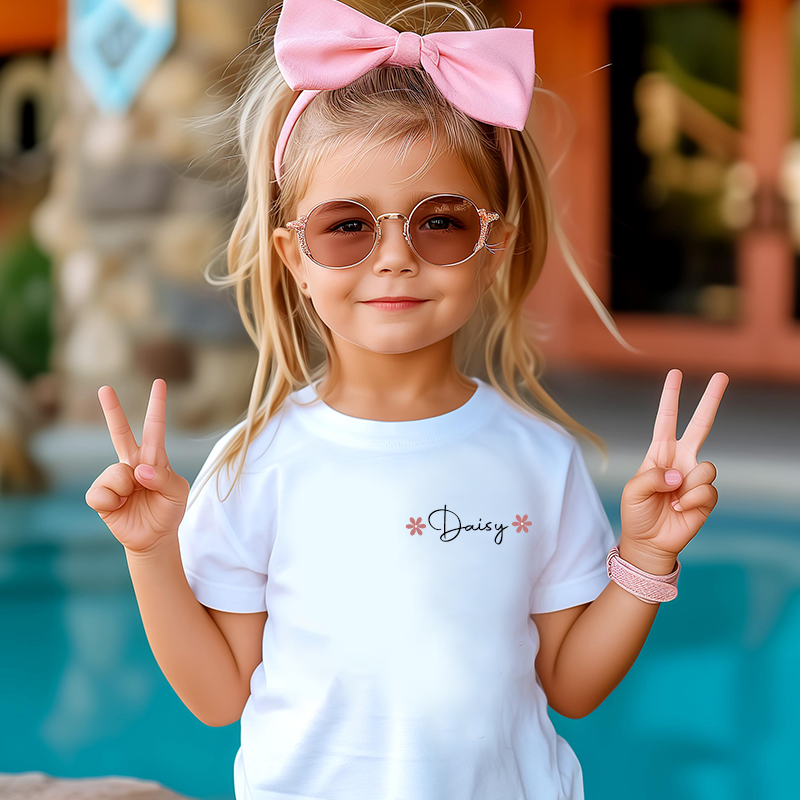Personalized Girls Back To School T-Shirt| Cloth1490