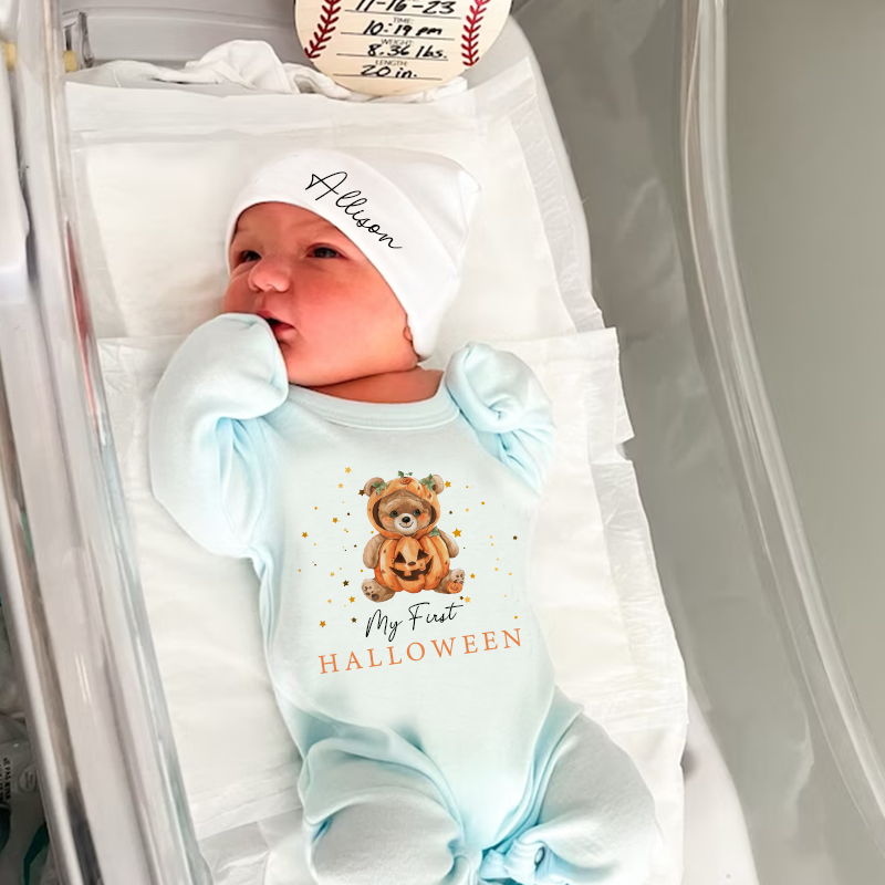 Personalized Baby First Halloween Outfit| BBCloth1206