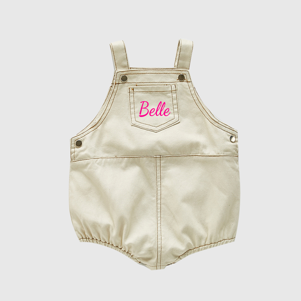 Personalized Baby Toddler Denim Overalls| Pants19