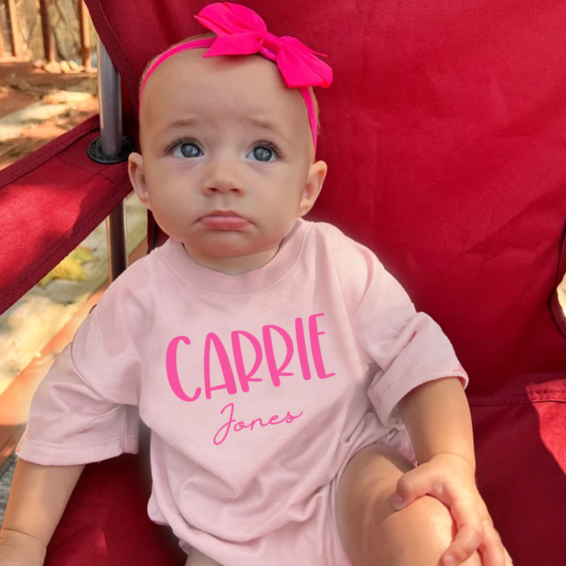 Personalized Baby Girl Bubble Romper| BBCloth39