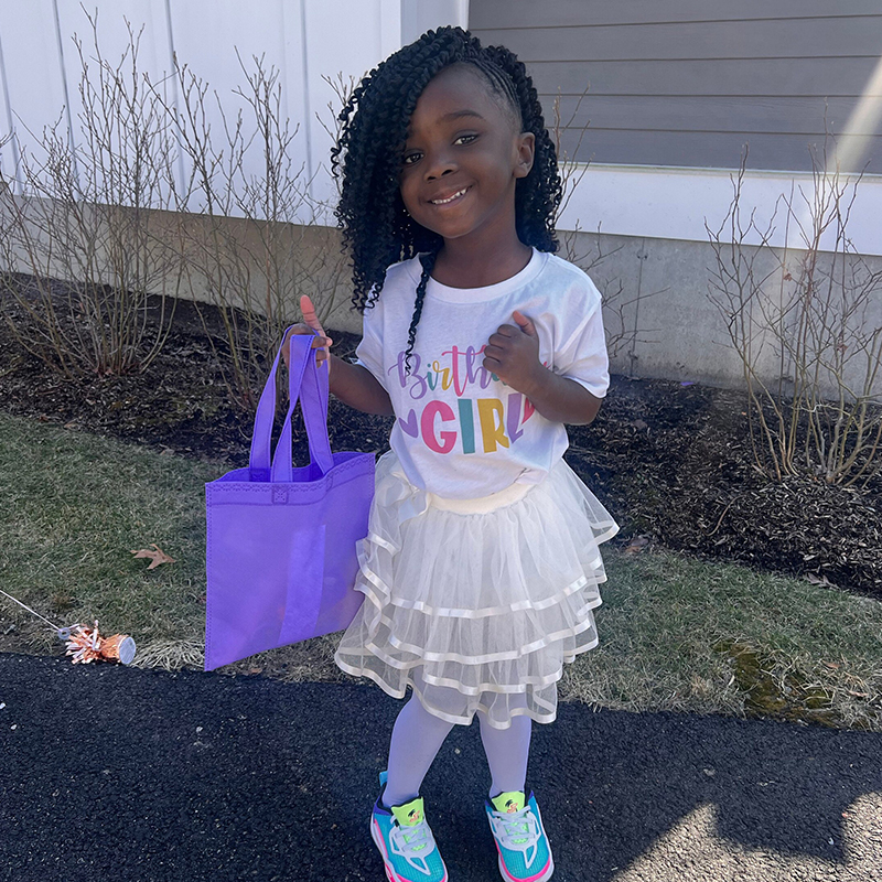 Personalized Girl Colorful Birthday T-Shirt| Cloth1473