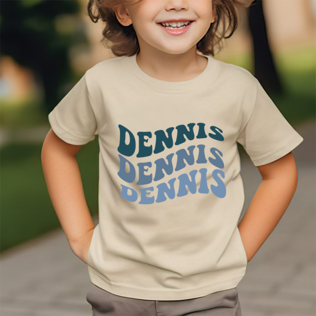 Personalized Boy Name Cozy Soft T-Shirt| Cloth1431