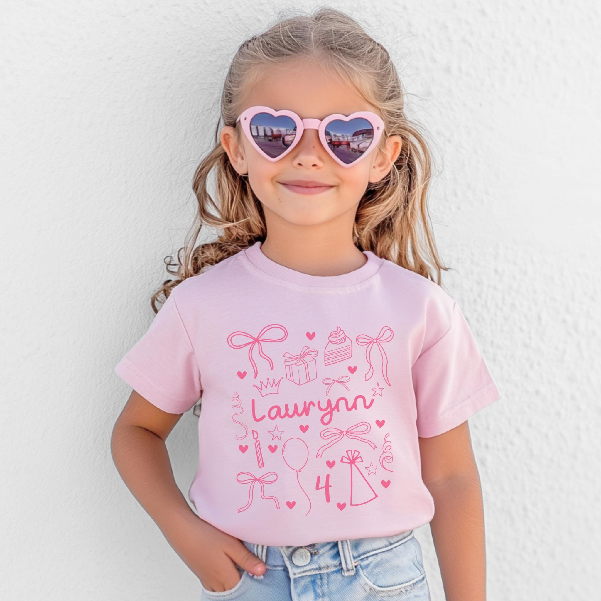 Personalized Girl Birthday Cozy T-Shirt| Cloth1468