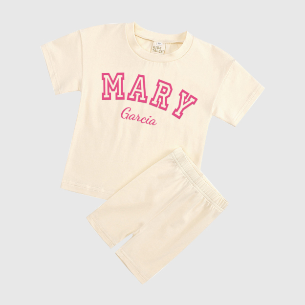Personalized Kids Name Toddler shorts Set| Cloth150