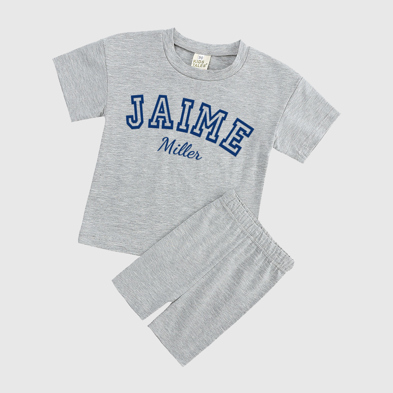 Personalized Kids Name Toddler shorts Set| Cloth150