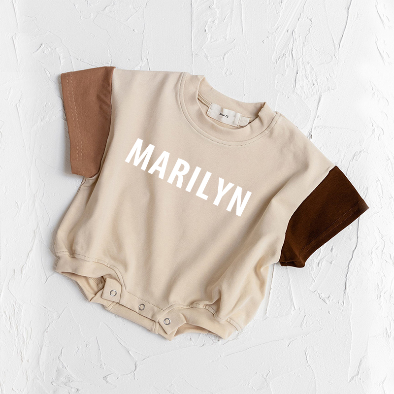 Personalized Baby Casual Cool Shirt Romper| BBCloth57